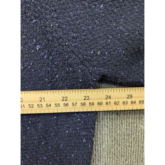 Untuckit Gordonne Sweater Mens Large Sky Captain Wool Button Pullover Classic - Picture 7 of 9